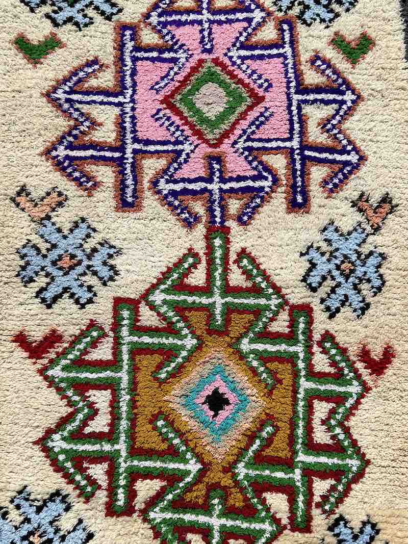 Beni Ouarain tæppe.