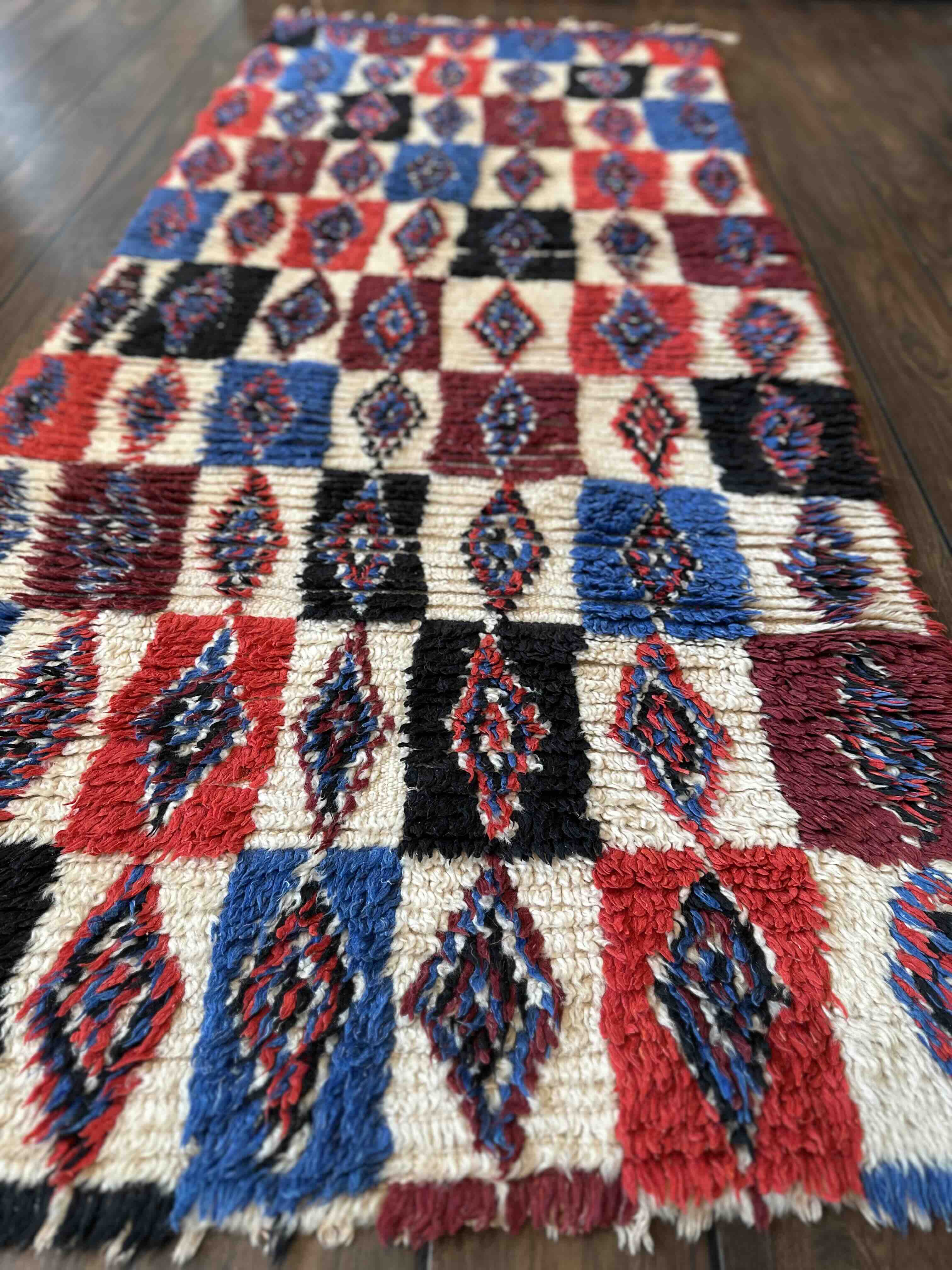 Unique Marokkansk Beni Ouarain-tæppe.