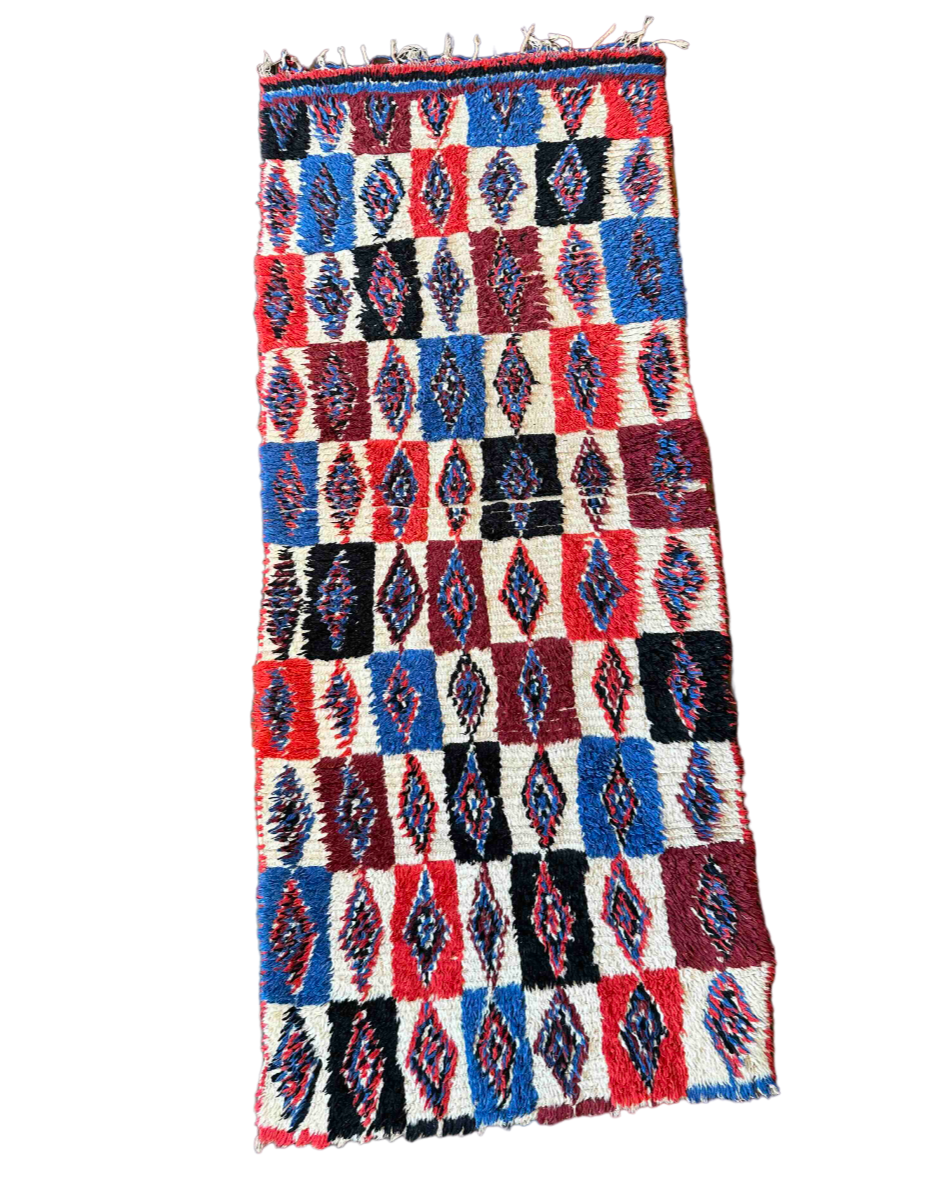 Unique Marokkansk Beni Ouarain-tæppe.