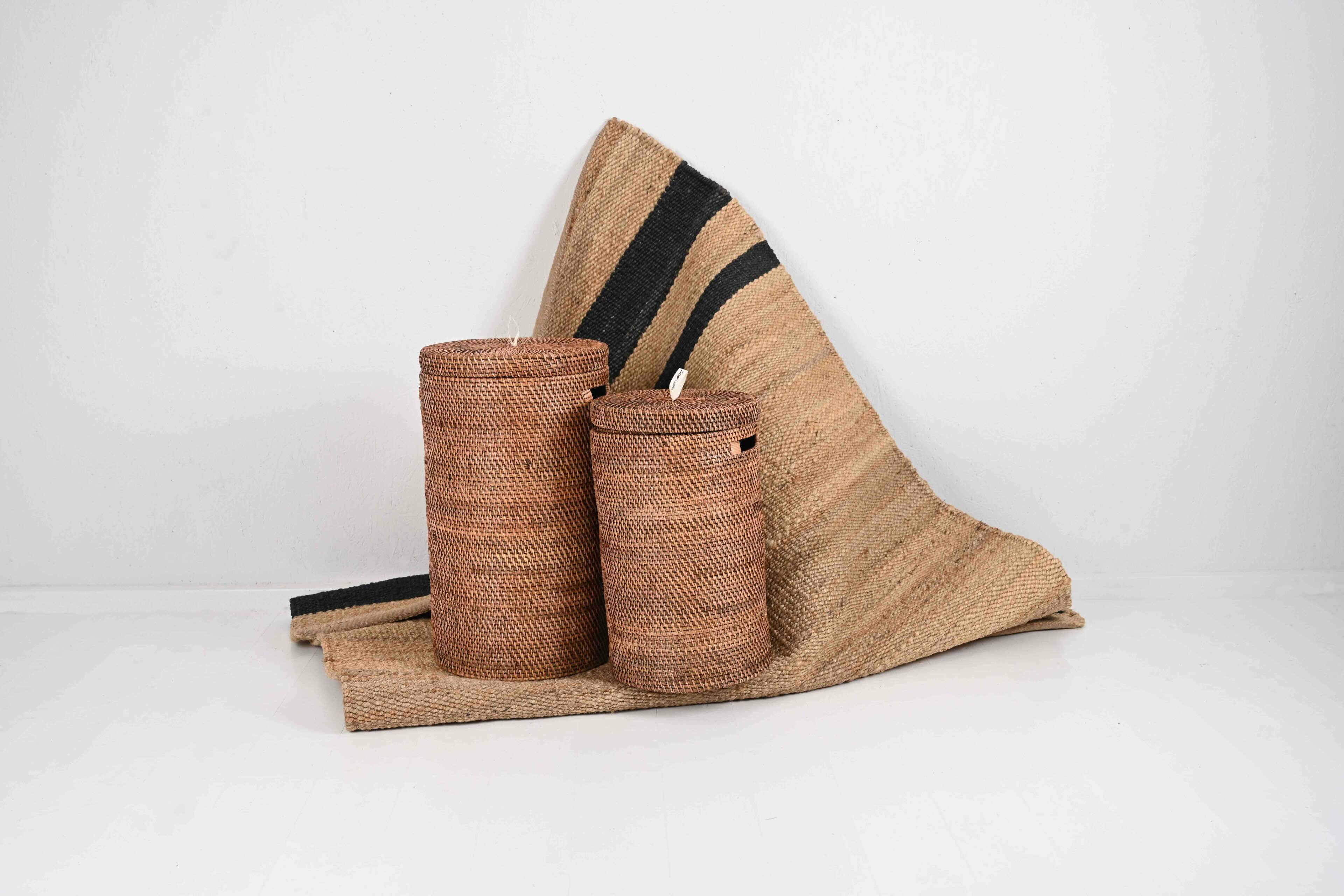 Jute Gulvtæppe – Marseille – Blå